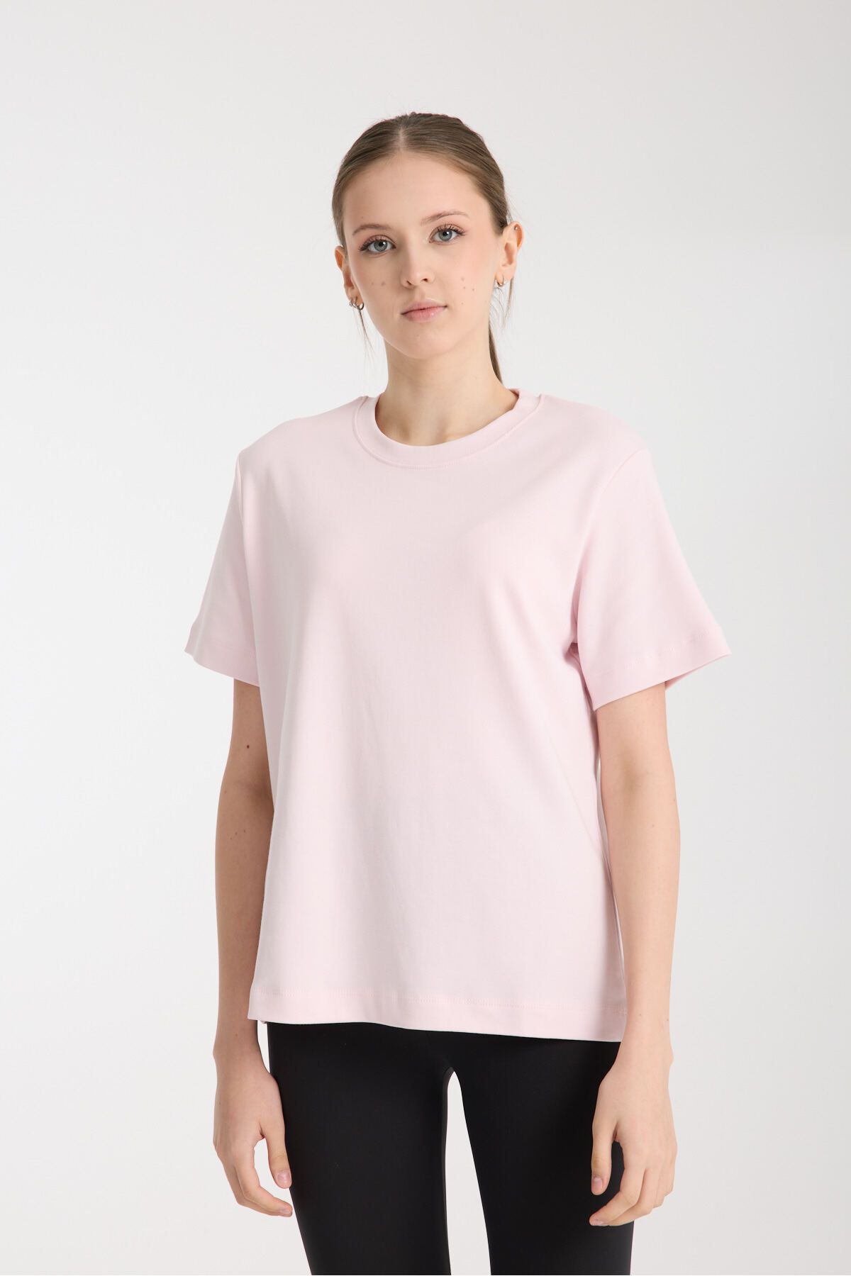PleasureOfSilk Posilk Regular Pamuk T-shirt