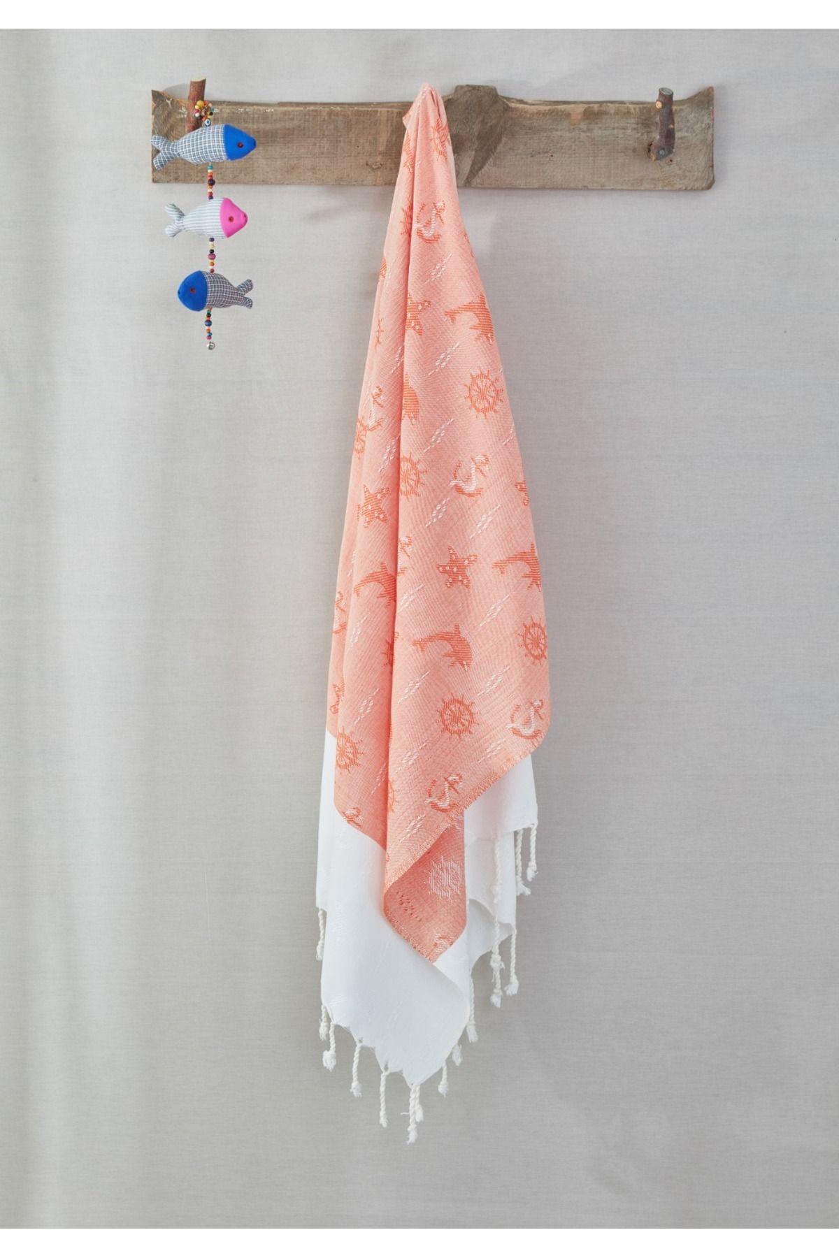 ARVEN HOME COLLECTİON %100 PAMUK DENİZCİ DESEN PEŞTEMAL 170x200 CM