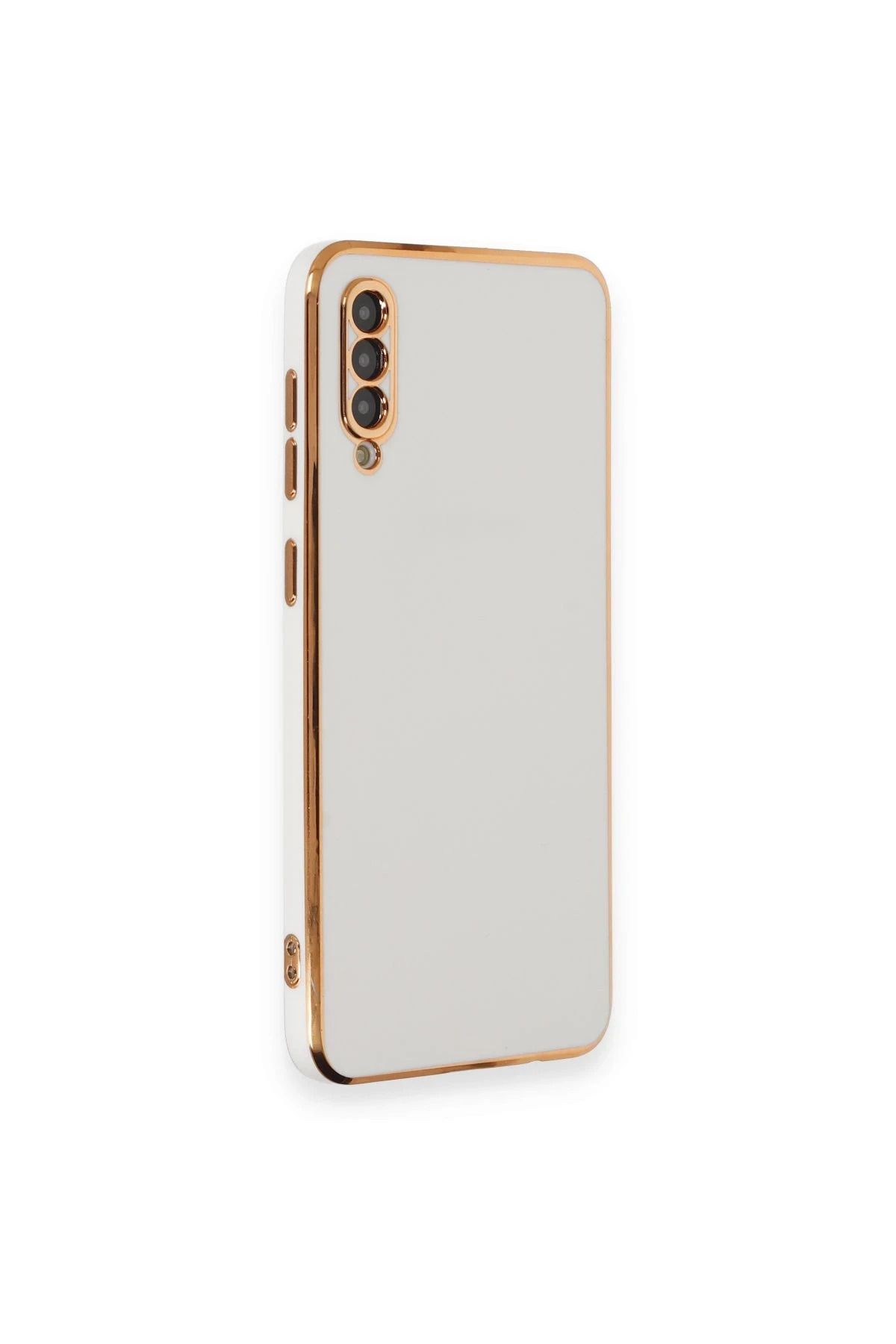 NewFace Samsung Galaxy A70 Kılıf Volet Silikon - Beyaz JOJUA