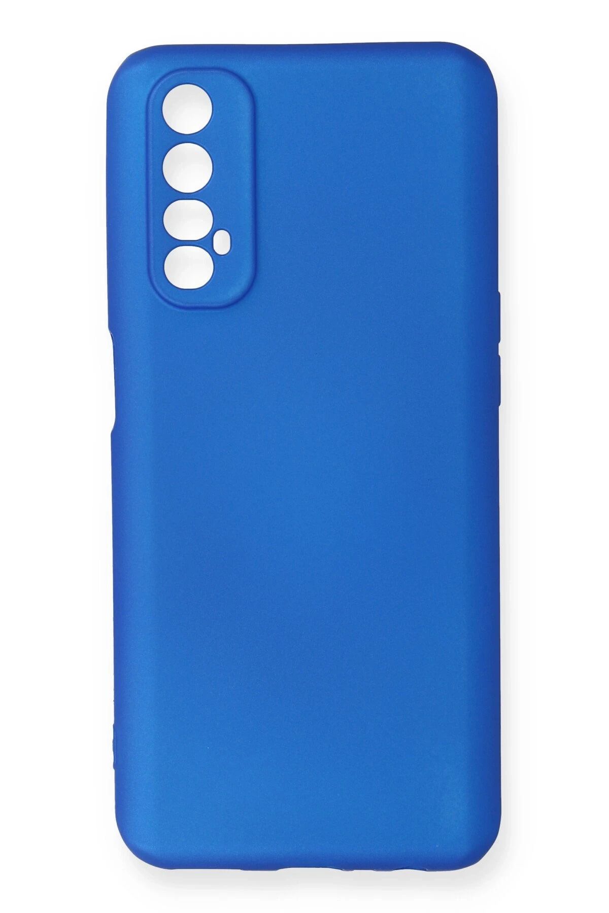 NewFace Realme 7 Kılıf First Silikon - Mavi JOJUA