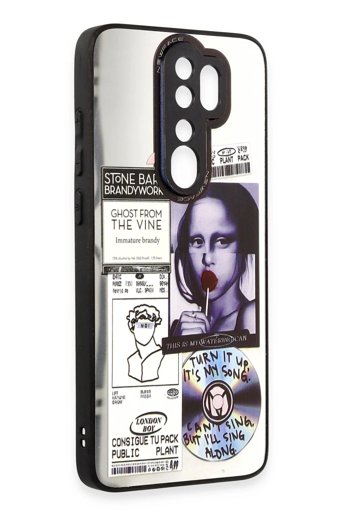 NewFace Xiaomi Redmi Note 8 Pro Kılıf Mirror Desenli Kapak - Mirror - 2 BSTMY
