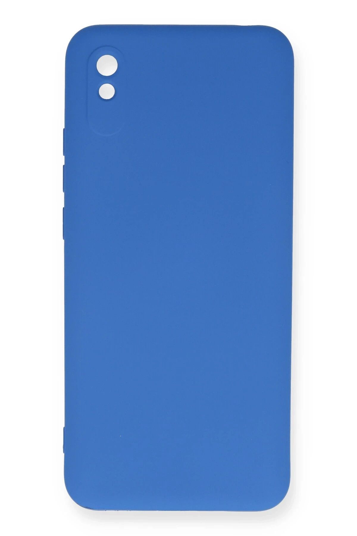 NewFace Xiaomi Redmi 9A Kılıf Nano içi Kadife Silikon - Mavi JOJUA