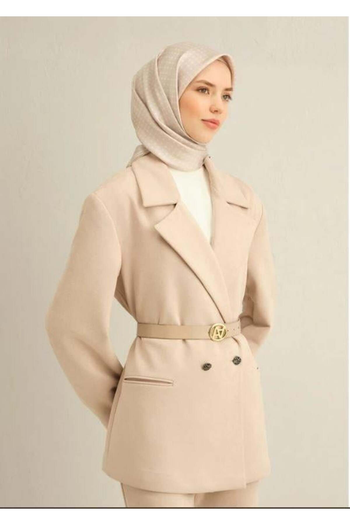 Armine 2025 Desenli Saf İpek Twill Eşarp 9345-86