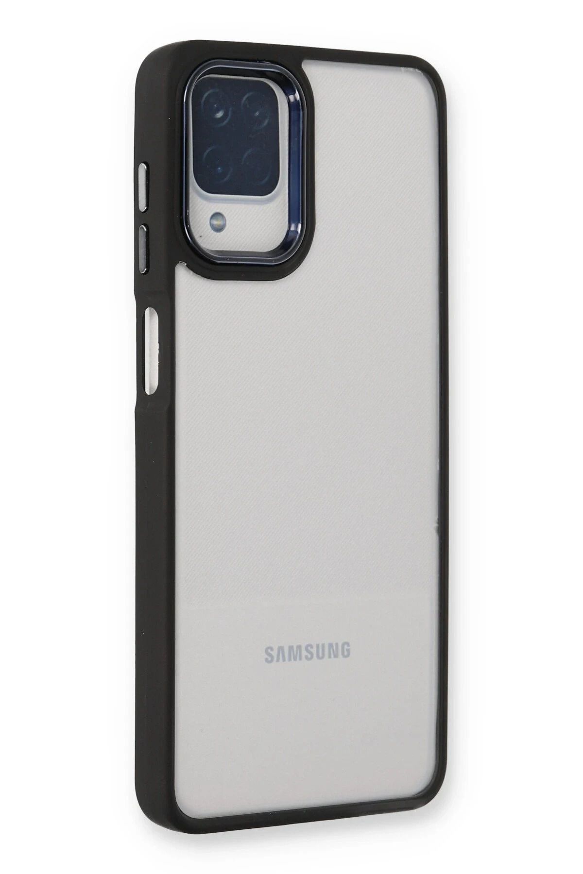 NewFace Samsung Galaxy A22 Kılıf Dora Kapak - Siyah YNSMR