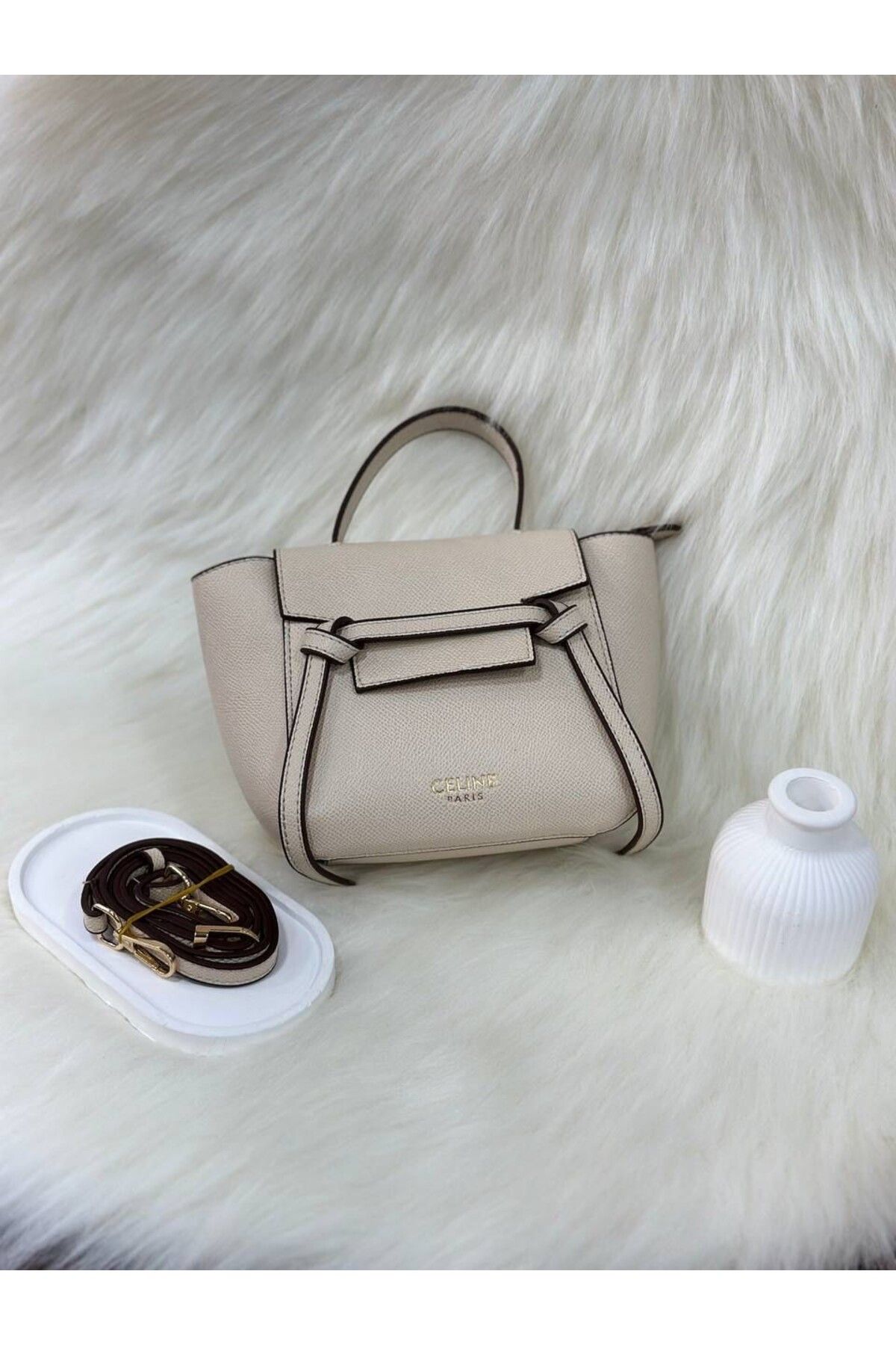 LEAUDER WOMEN ANNELER GÜNÜNE ÖZEL ASKILI ŞIK HEDİYE PAKETLİ EL VE OMUZ ÇANTASI