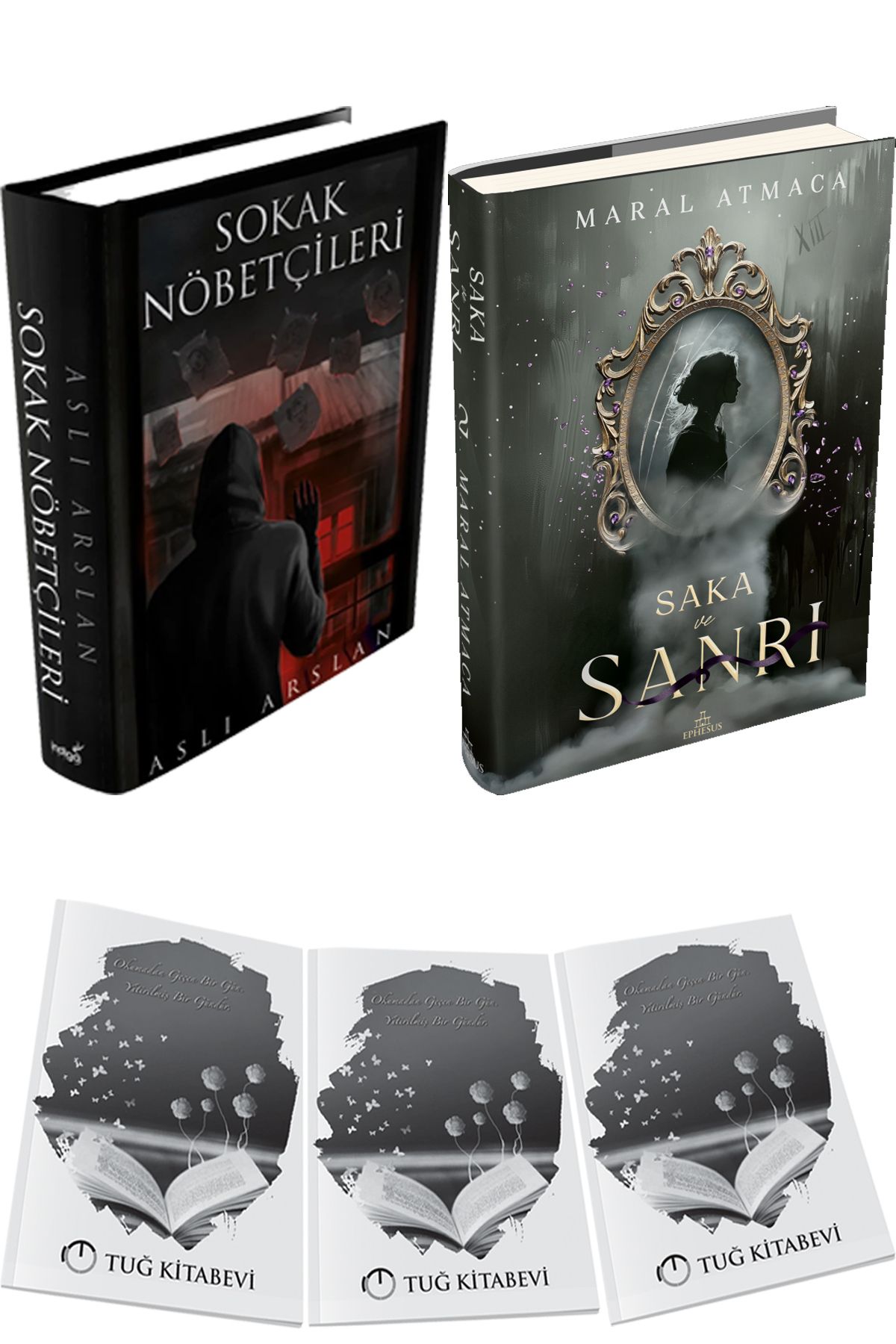 İndigo Kitap Sokak Nöbetçileri 1 Ciltli ve Saka ve Sanrı 2 Ciltli + Hediyeli