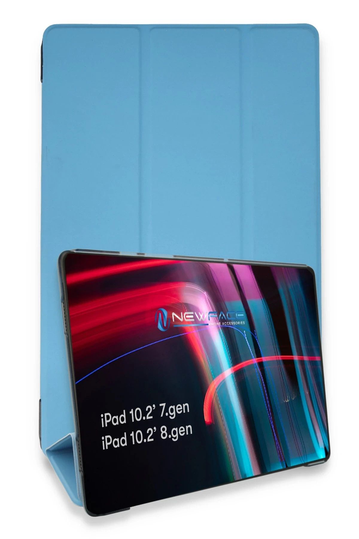 NewFace iPad 10.2 (7.nesil) Kılıf Tablet Smart Kılıf - Mavi BSTMY