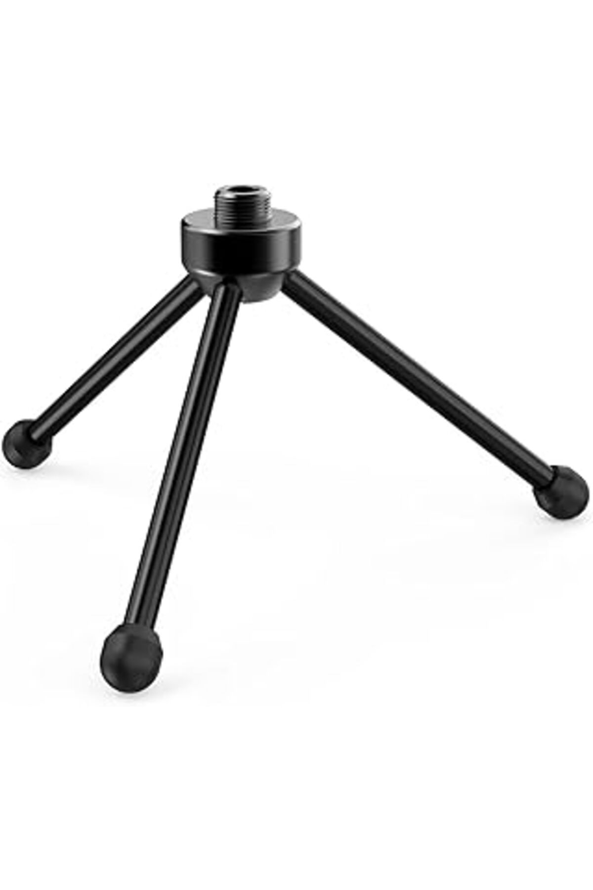 Pazarcan Fifine Kaymaz Kauçuk Ayaklı Masaüstü Mikrofonu Için Tripod Standı, Sağlam Metal Yapı, Oyun, Podcast