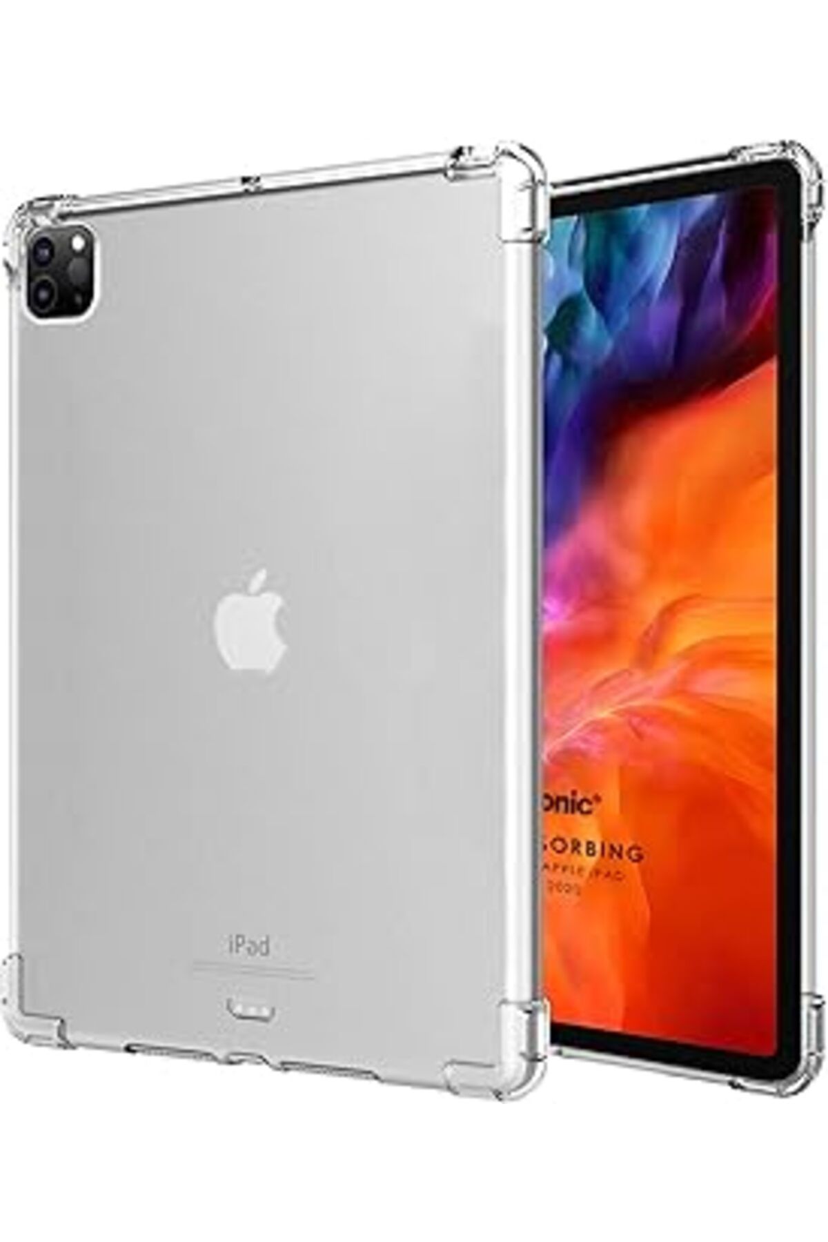 Mu Art Ipad Pro 11`` 2022 4. Nesil Kılıf (A2759-A2435-A2761-A2762) Shock Absorbing Şeffaf [Ipad Pro 11 202