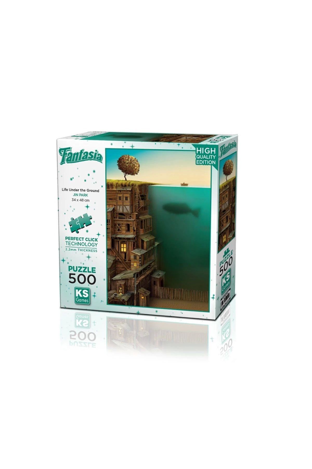 karadağsb 20045 Yer Altında Yaşam 500 Parça Puzzle -Ks Puzzle