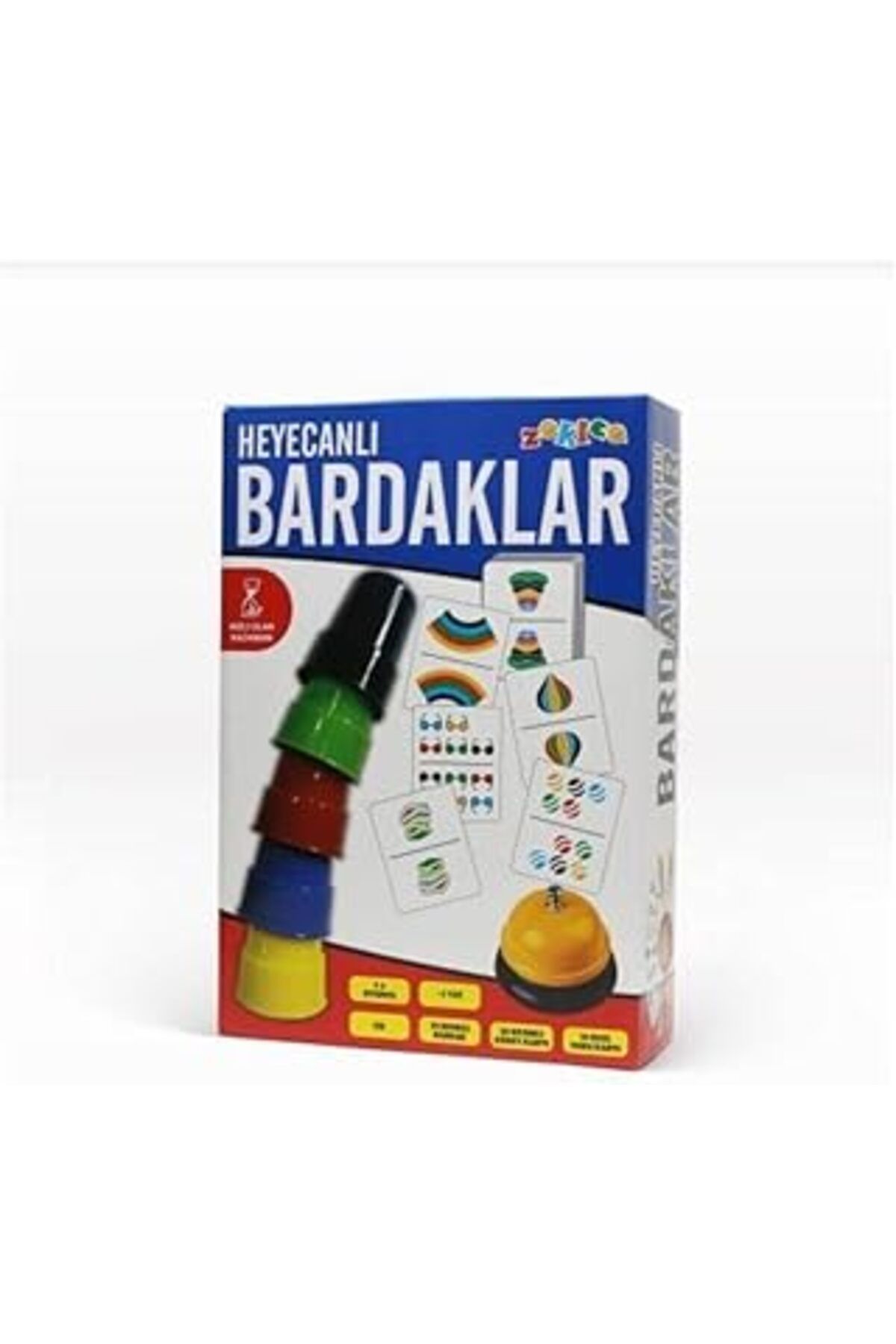 karadağsb Zekice-Heyecanlı Bardaklar Neşeli Bardaklar Renkli Bardaklar Akıl Ve Zeka Oyunu