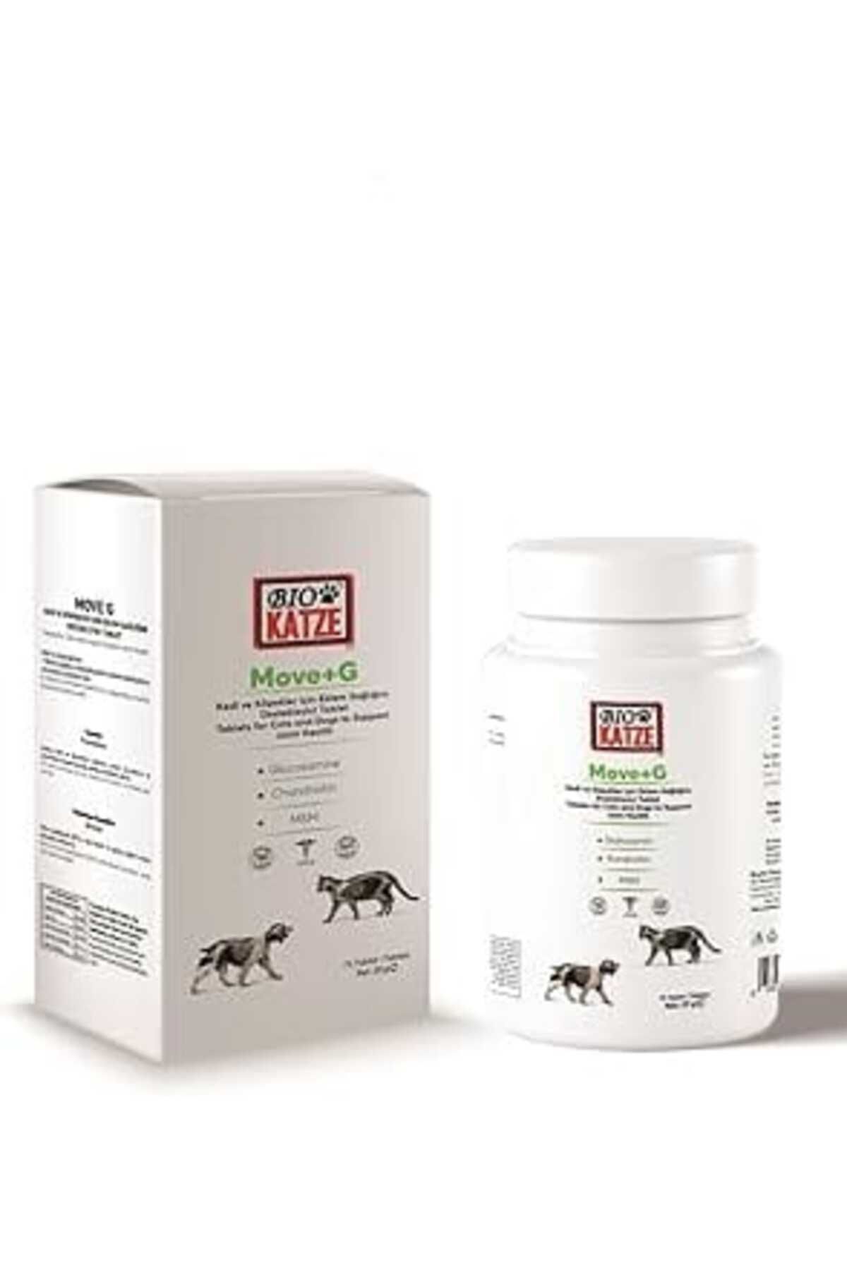 Mu Art Bio Katze Move+G Ve Köpekler Eklem Sağlığını Destekleyici 75 Tablet Ve Köpek Vitamini