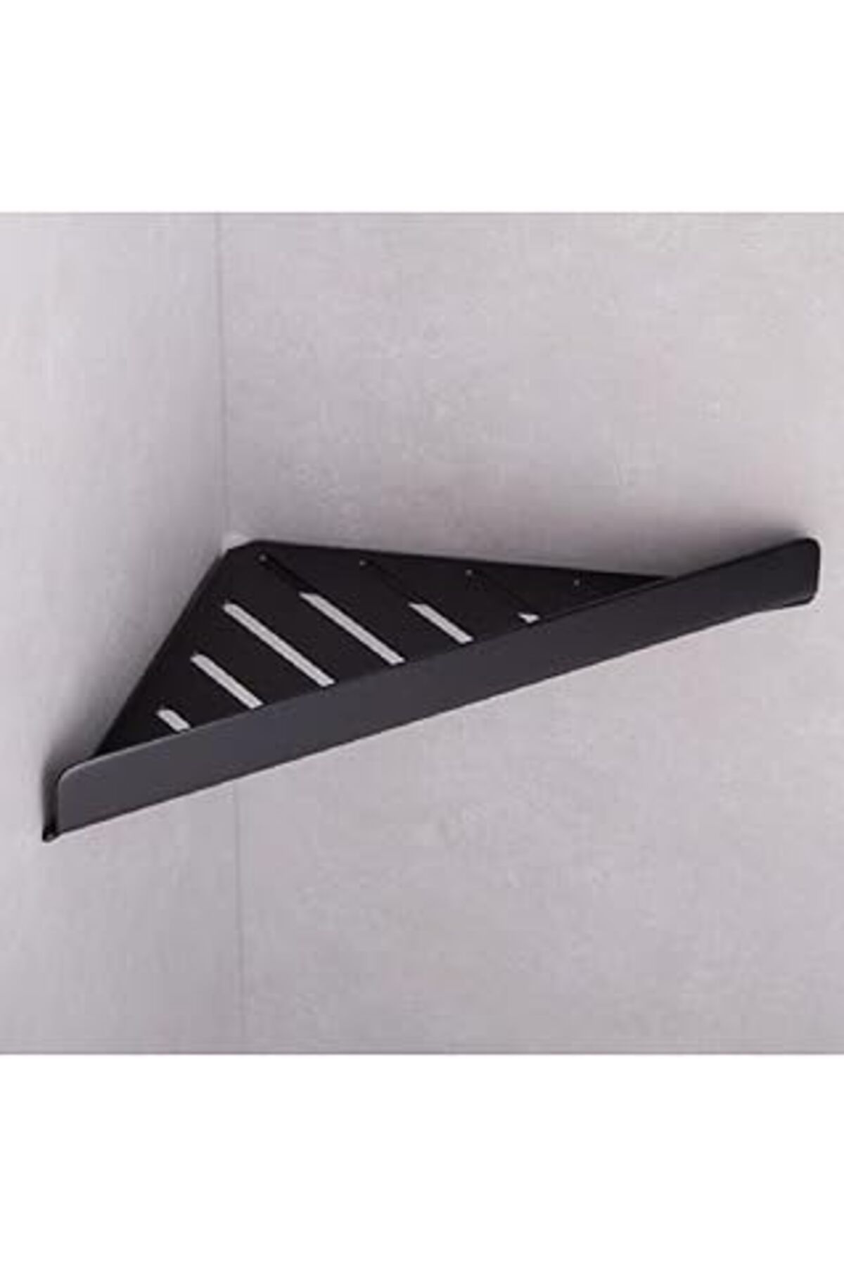 karadağsb System Duş Raf Sistemi Siyah Renk 53X211X211 Mm