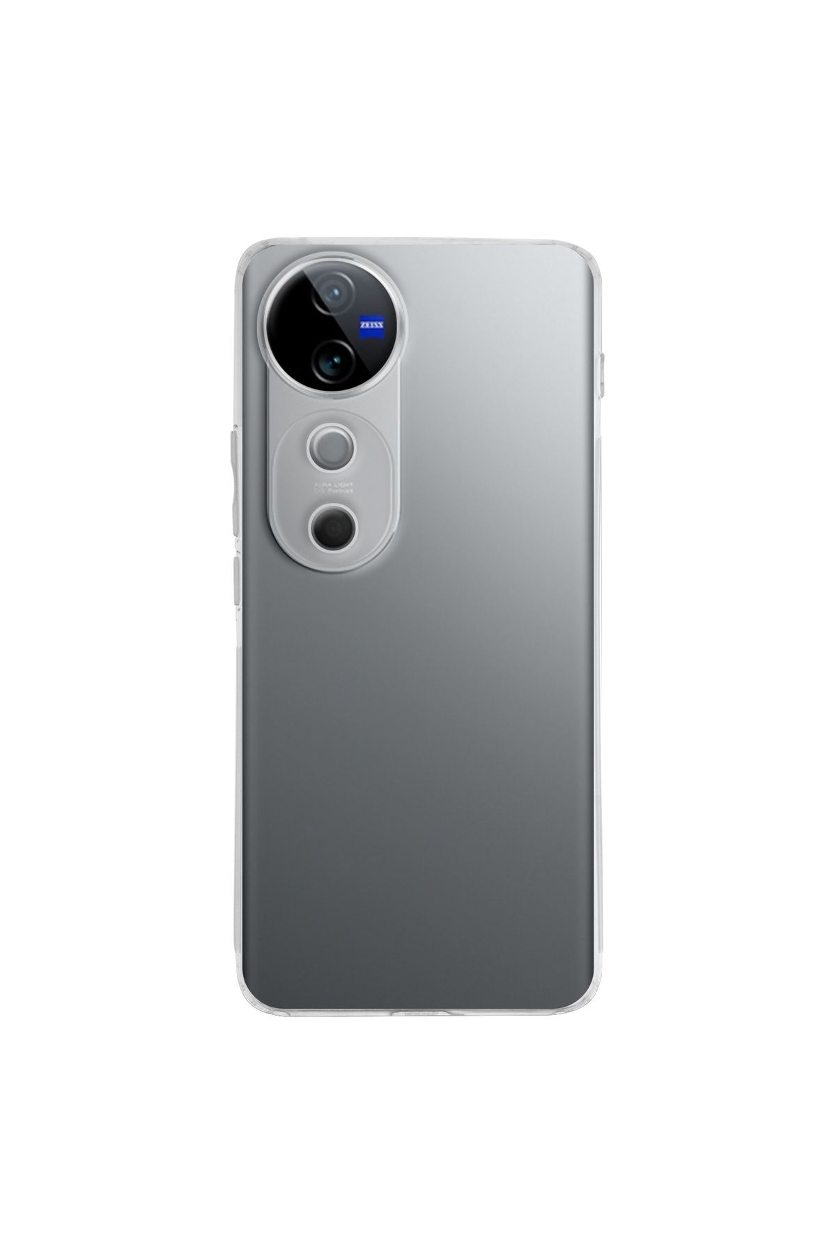 CaseArt Vivo V40 ile Uyumlu Kapak Kamera Korumalı Süper Silikon Şeffaf Kılıf