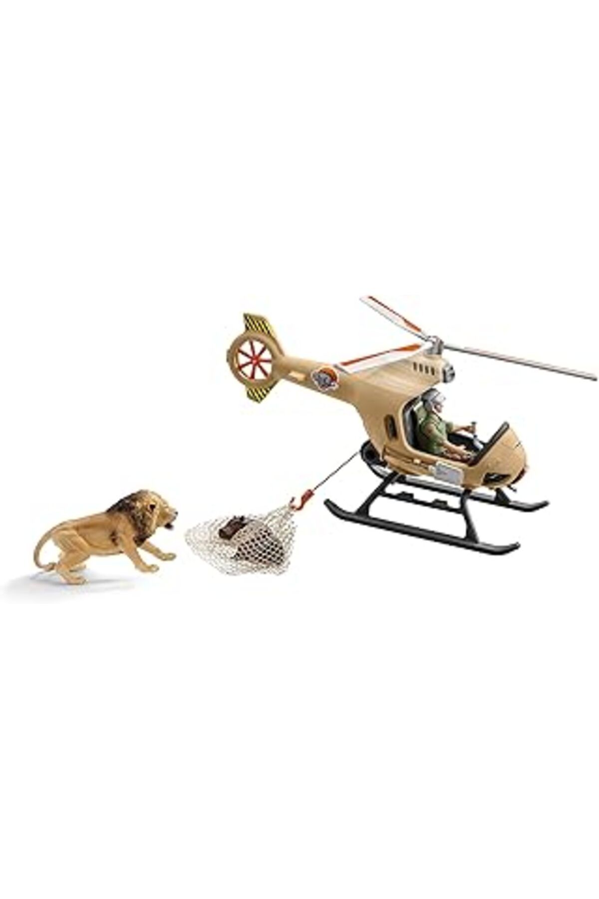NETWORK ART SCHLEICH 42476 Kurtarma Helikopteri Oyuncak Figürü, Çok Renkli