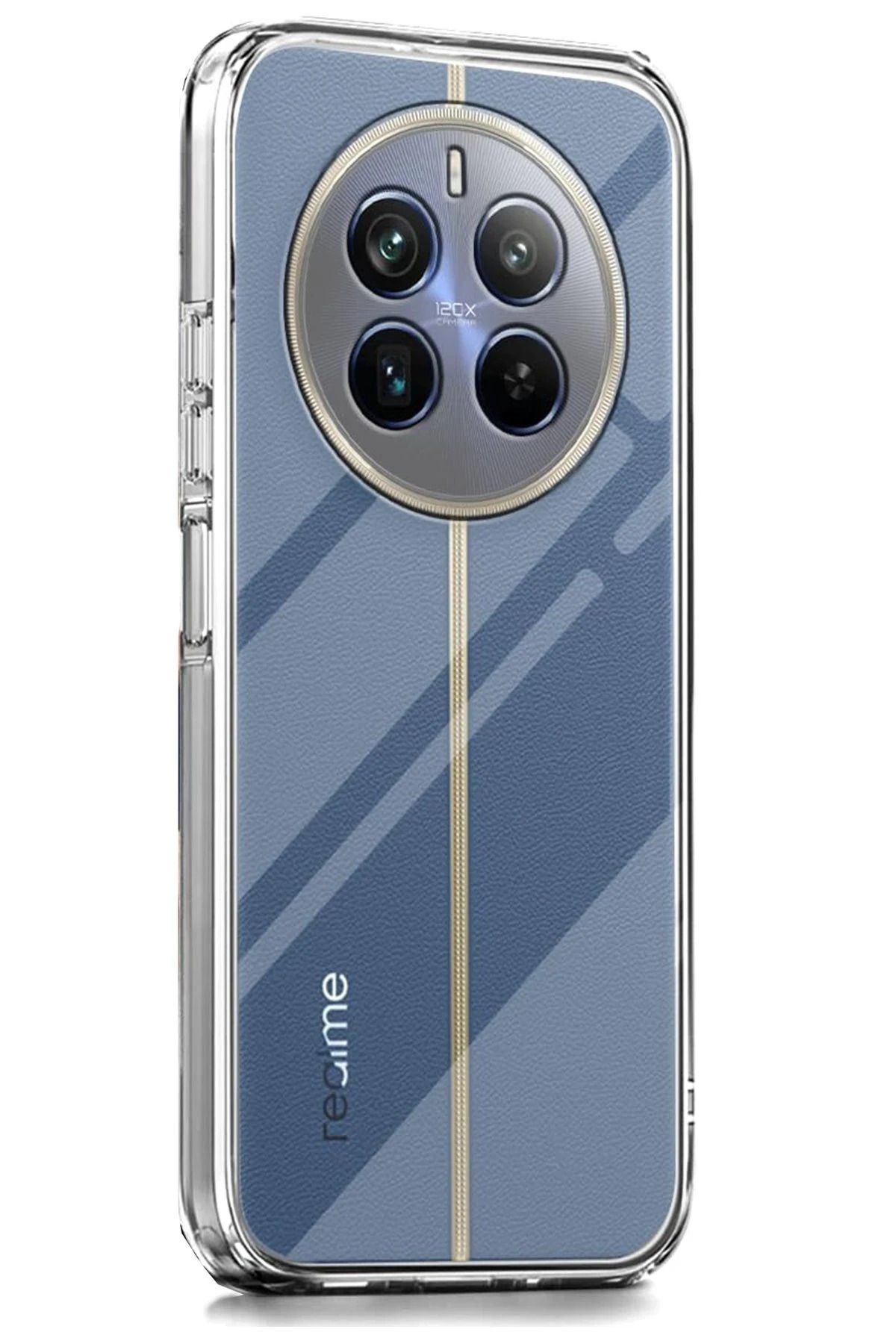 NewFace Realme 12 Pro Plus Kılıf Lüx Şeffaf Silikon BSTMY