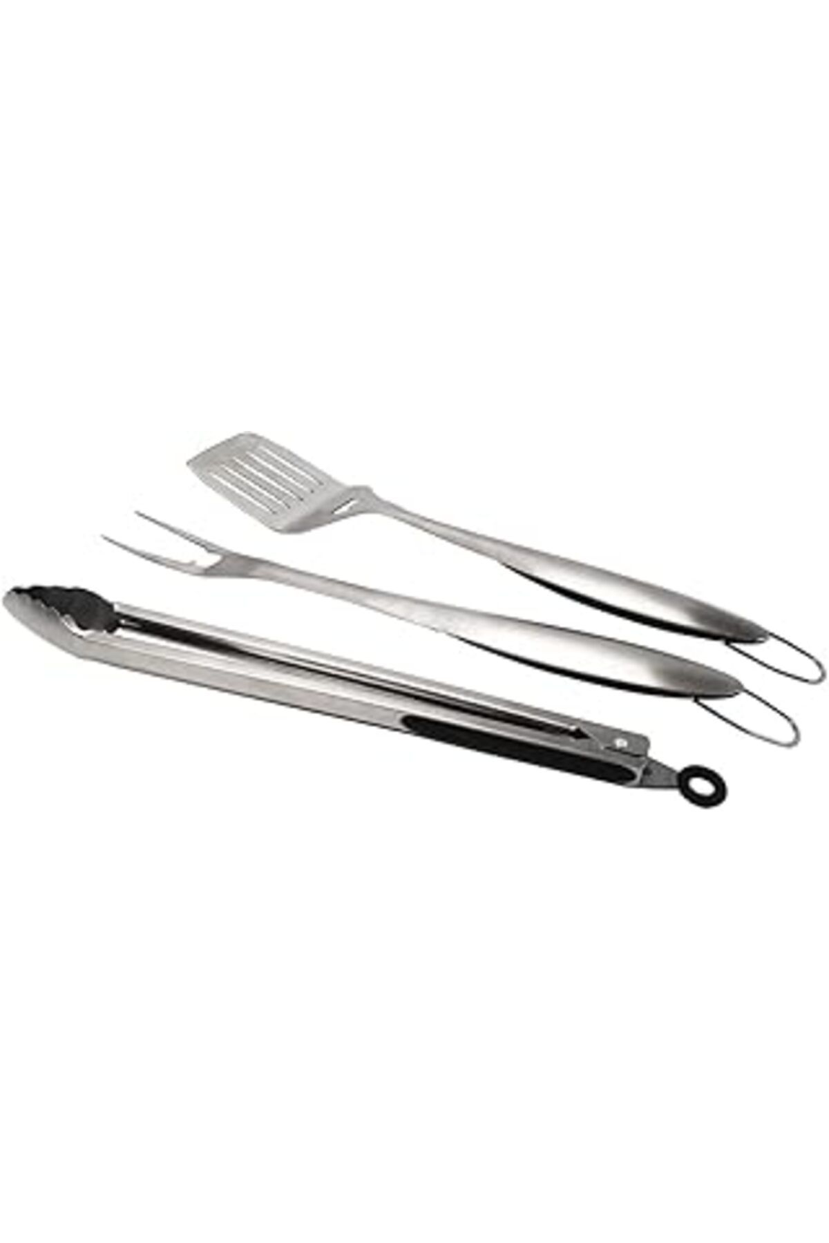 karadağsb Aygaz 3'Lü Barbekü Seti, Barbekü Mangal Maşası, Çatal, Burger Spatulası, Et Çatalı, Paslanmaz Çelik