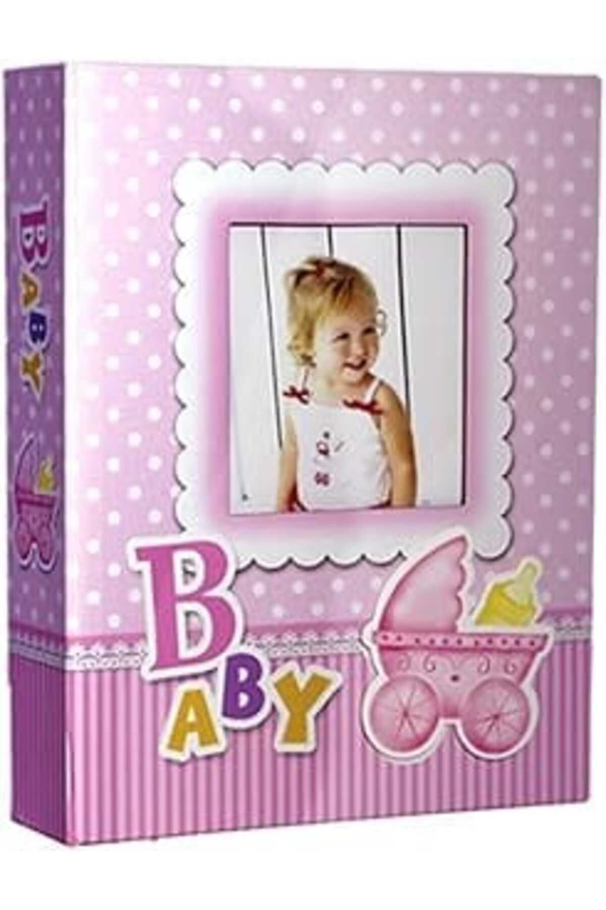 Mu Art Rabsev 10X15Cm 100 Fotoğraf Kapasiteli Lüks Bebek Fotoğraf Albümü (Pembe)
