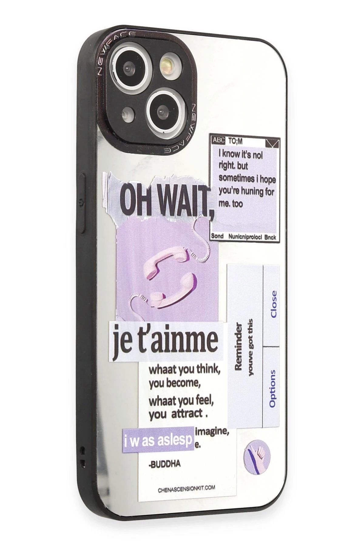 NewFace iPhone 15 Kılıf Mirror Desenli Kapak - Mirror - 4 JOJUA