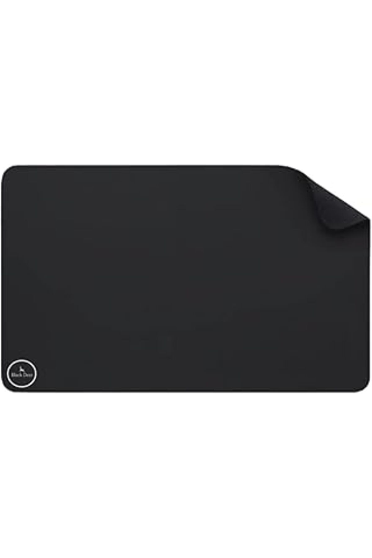 Mu Art Ahşap Black Deer Siyah Professional Oyuncu Gaming Mouse Pad,Ofis Mouse Pad, Kaydırmaz Taban Mouse Pad, Su