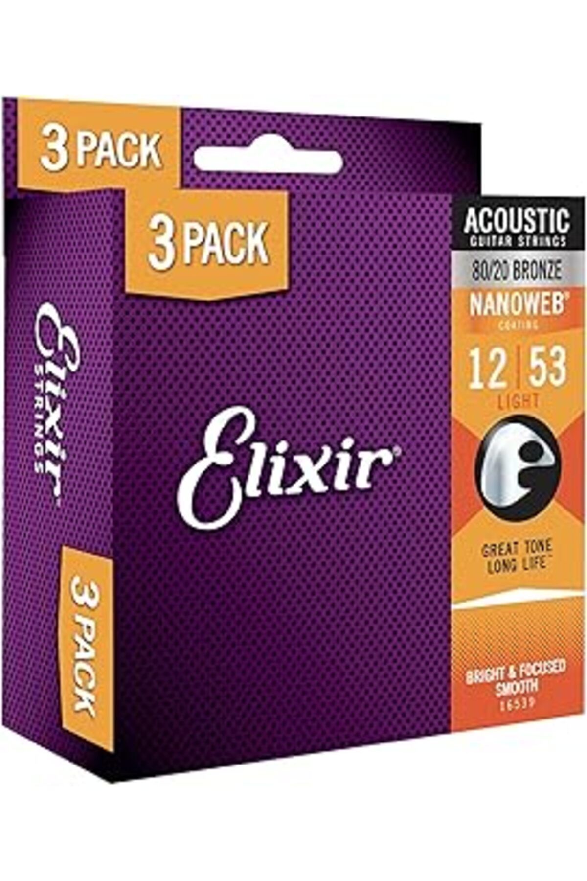 Roses Store Elixir Akustik Bronz Nano Tel 012/053 (3'Lü Paket)