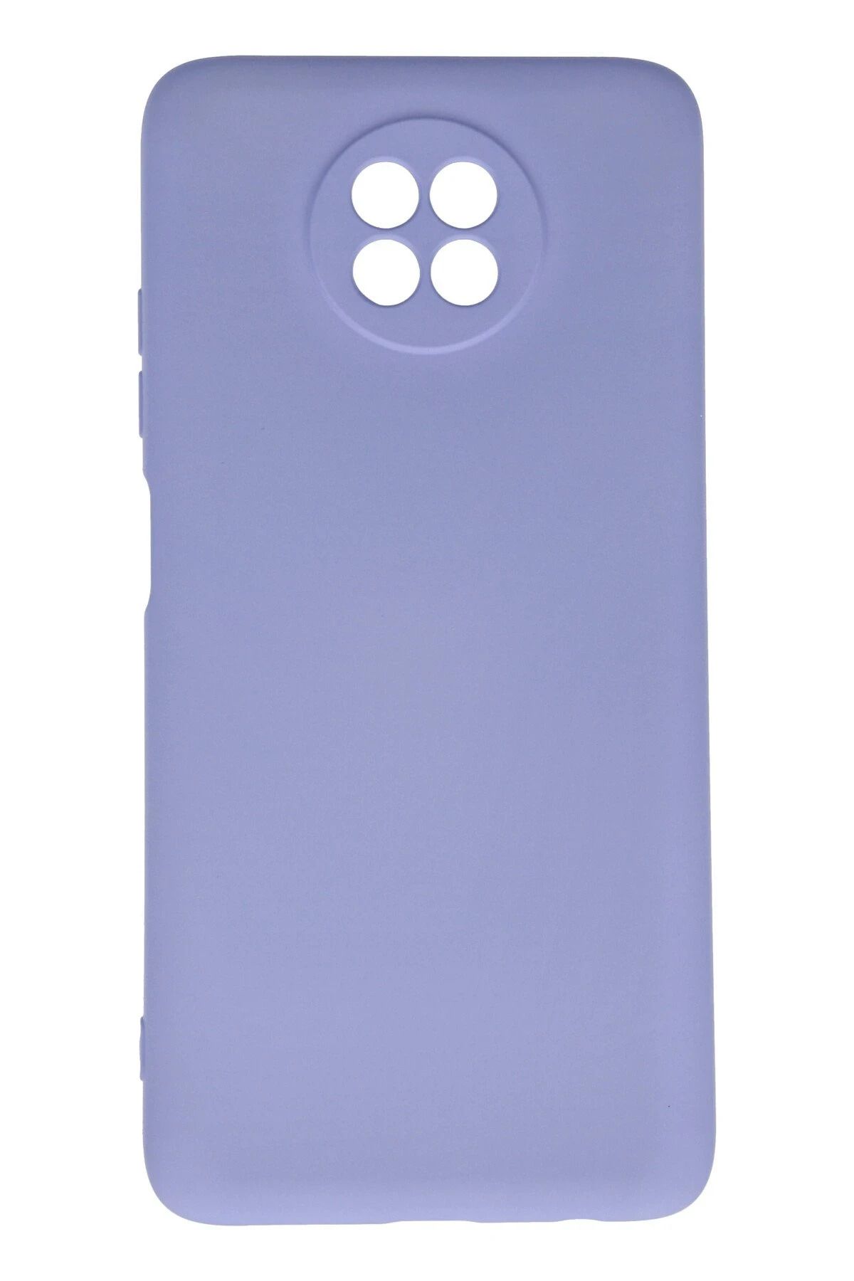 NewFace Xiaomi Redmi Note 9 5G Kılıf Nano içi Kadife Silikon - Lila BSTMY