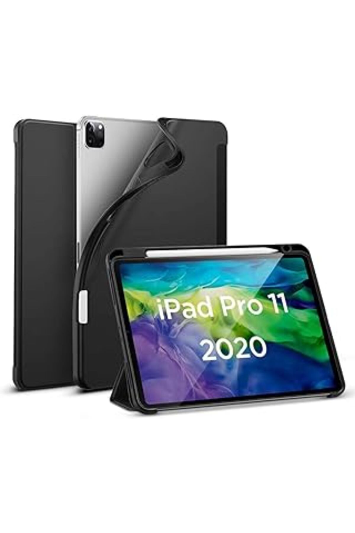 robotrend Ipad Pro 11 2020 Kılıf-Rebound Pencil-Black