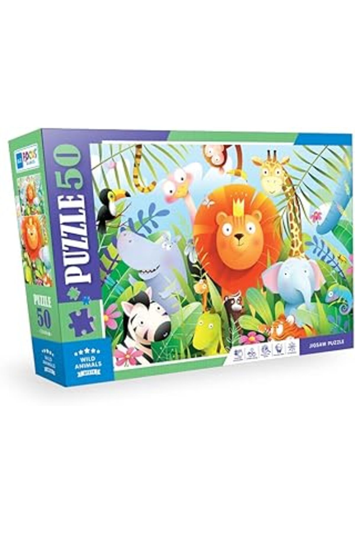 karadağsb Blue Focus 50 Parça - Wild Animals (VAHŞİ HAYVANLAR)