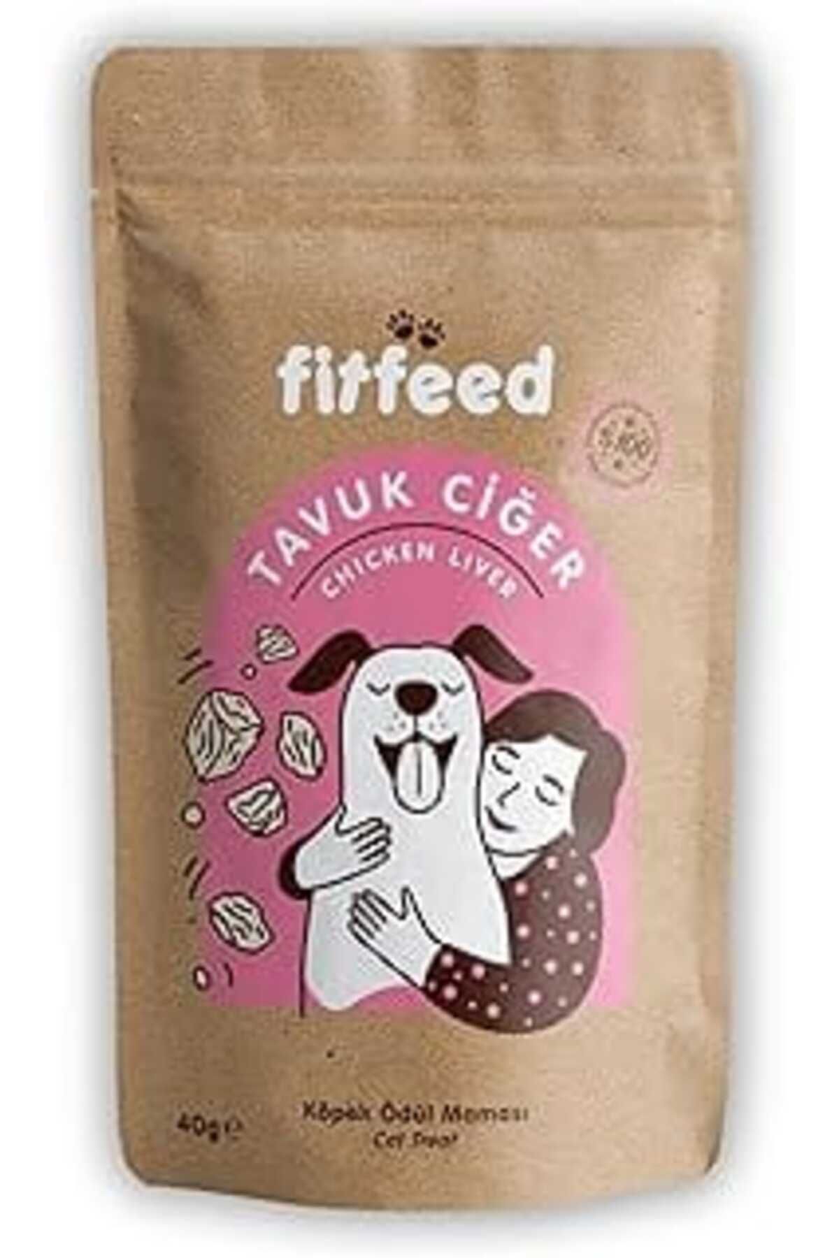 Mu Art Fitfeed Freeze-Dried Çiğ Tavuk Ciğer Köpek Ödülü 40G