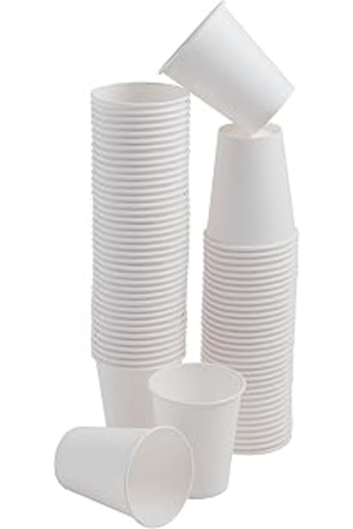 karadağsb Cuptoyou 75 Adet Tek Kullanımlık Karton Bardak 8 Oz 250 Ml, Beyaz Sıcak Bardaklar, Kağıt Meyve Suyu