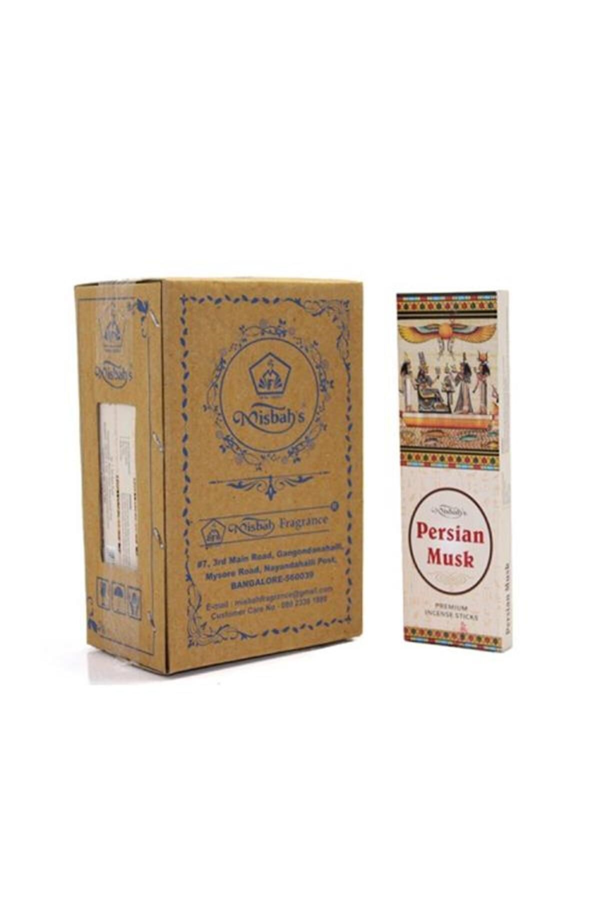 Mu Art Ahşap Misbah Persian Musk Aromalı Tütsü