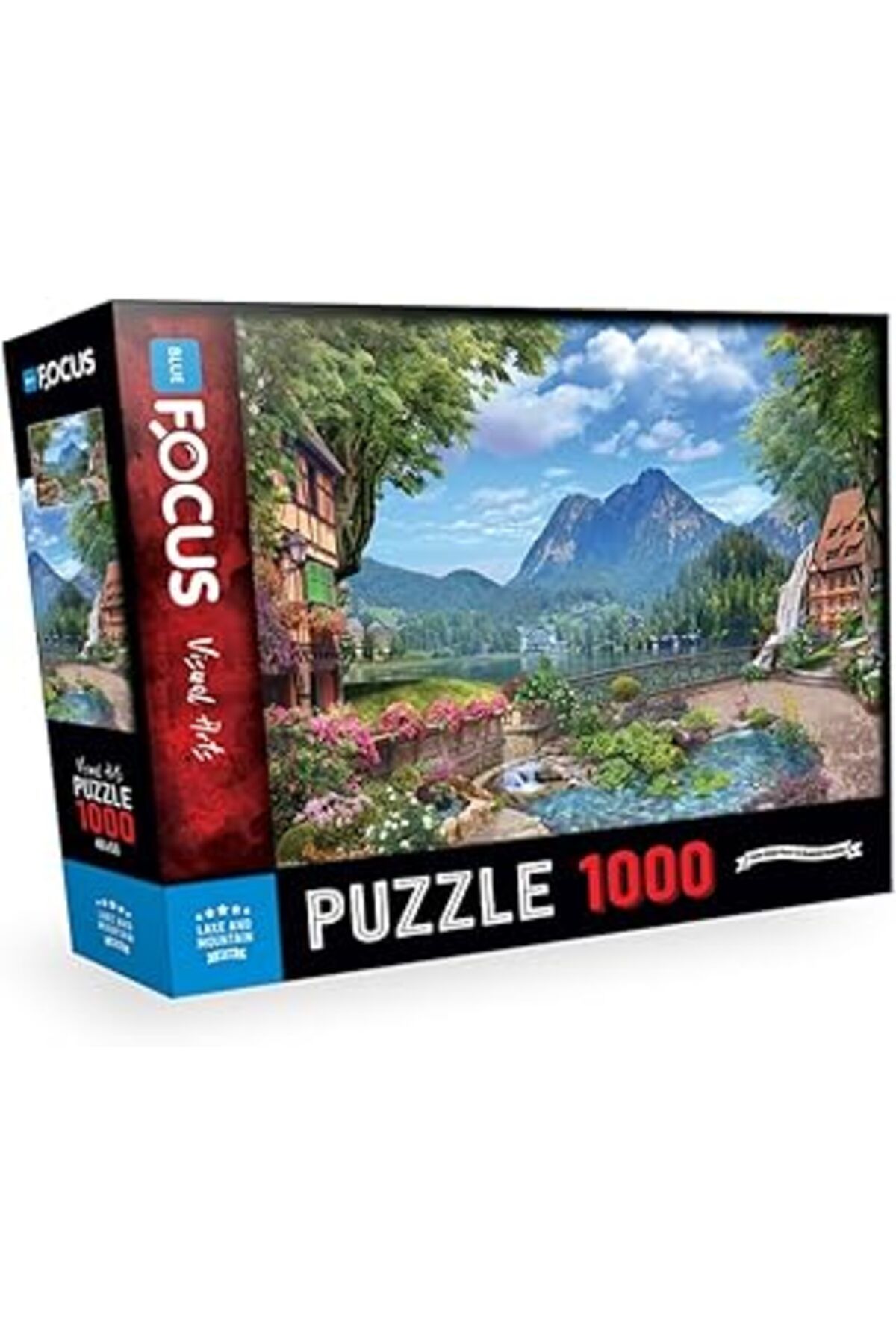 karadağsb Blue Focus-Puzzle Lake And Mountain (Göl Ve Dağ) - Puzzle 1000 Parça