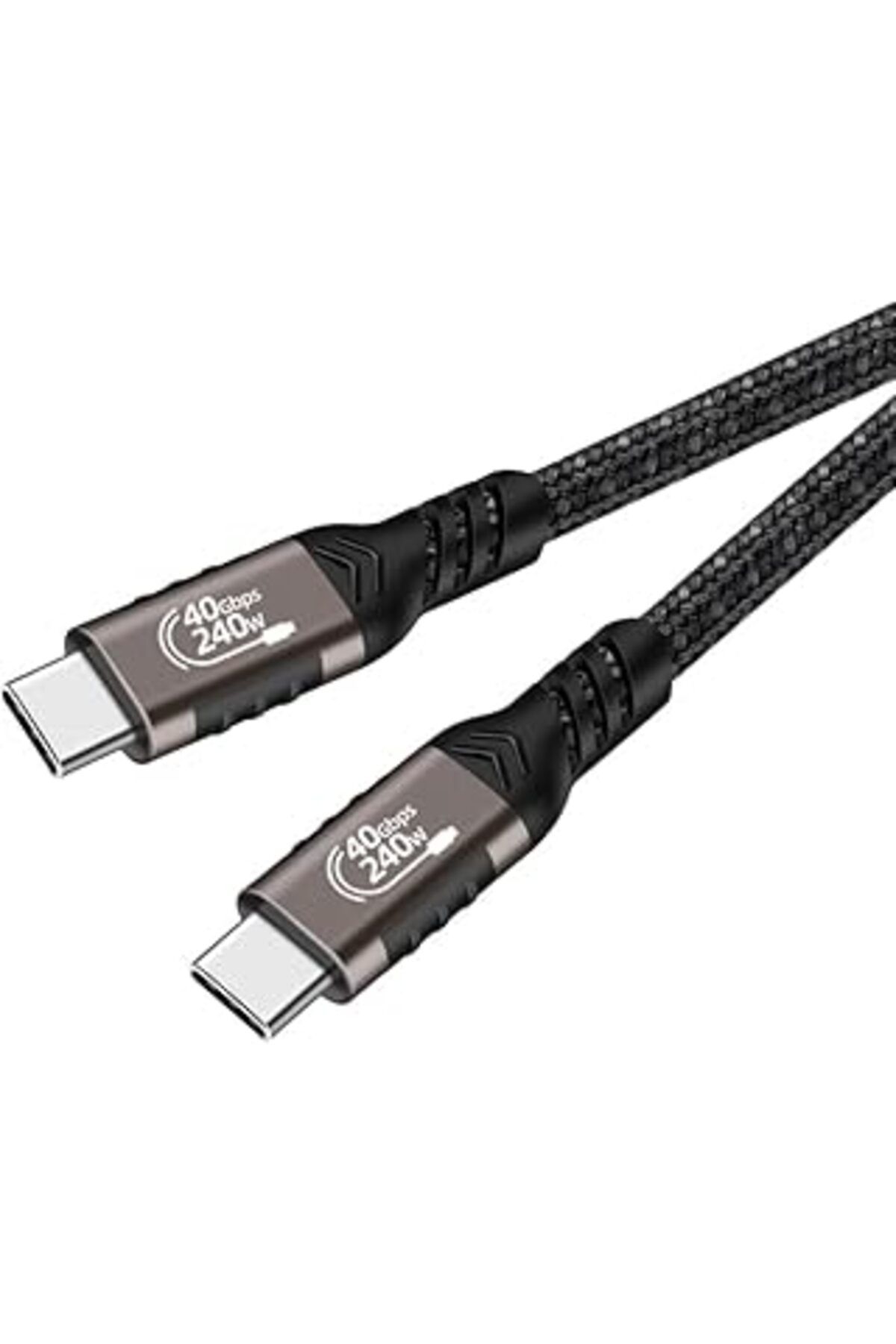 Pazarcan Zore Qg01 Type-C To Type-C Usb4 Pd Data Kablosu 240W 40Gbps 8K@60Hz 1.2 Metre Siyah