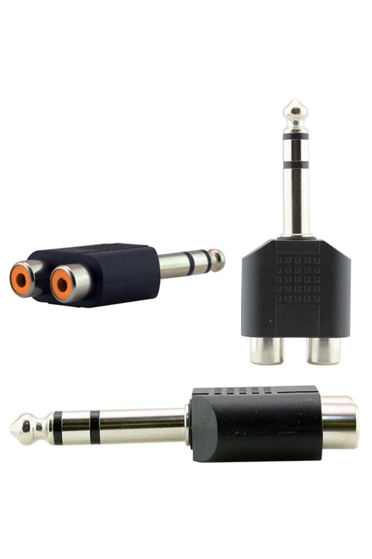 robotrend 6.3 Mm Stereo Erkek / 2 Rca Dişi Çevirici Jack
