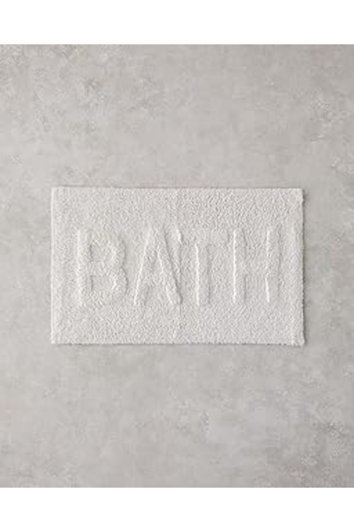karadağsb Bath Bliss Pamuklu Banyo Paspası Beyaz