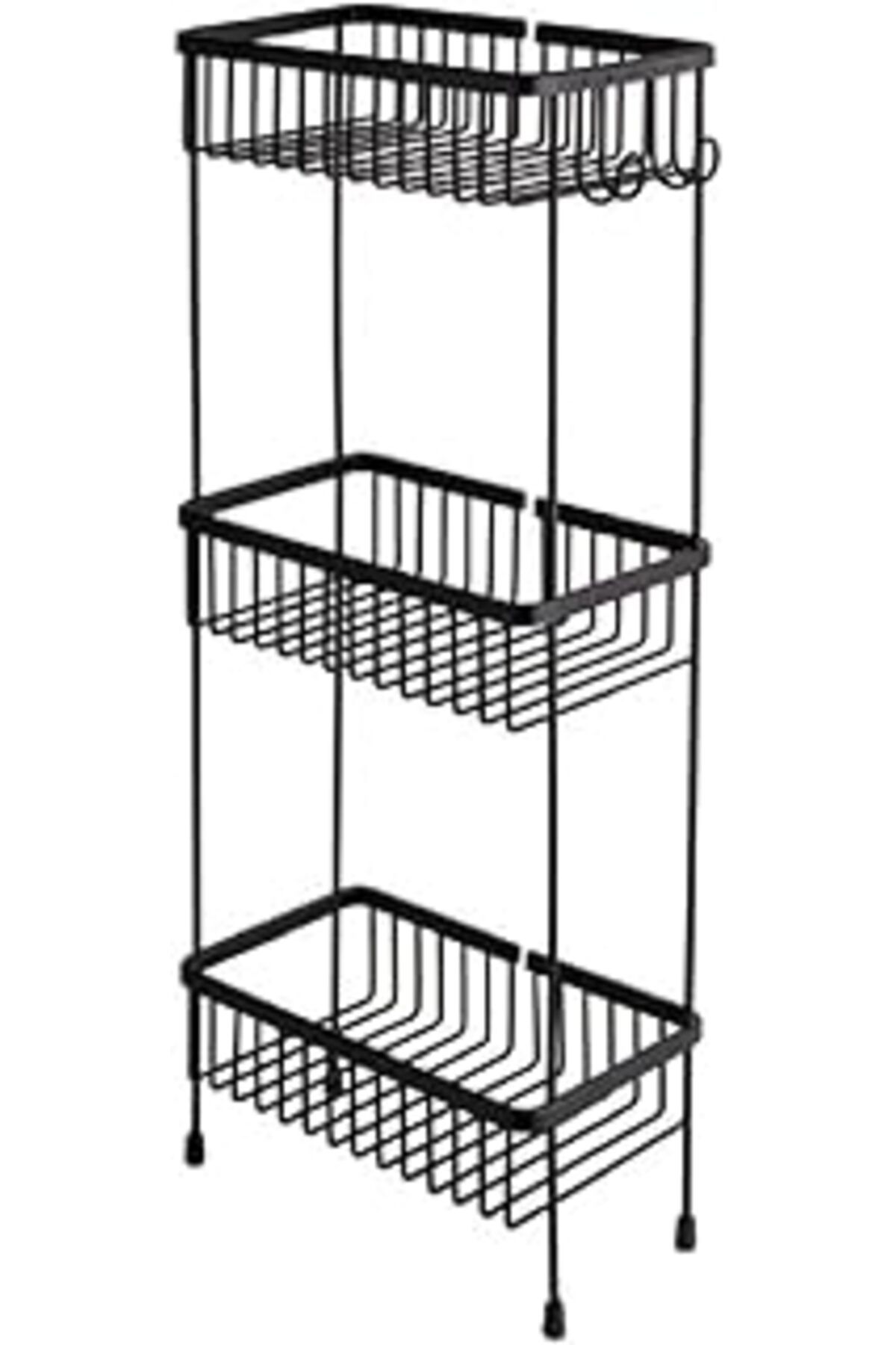 Mu Art System System Duş Raf Sistemi Siyah Renk 647X150X273 Mm