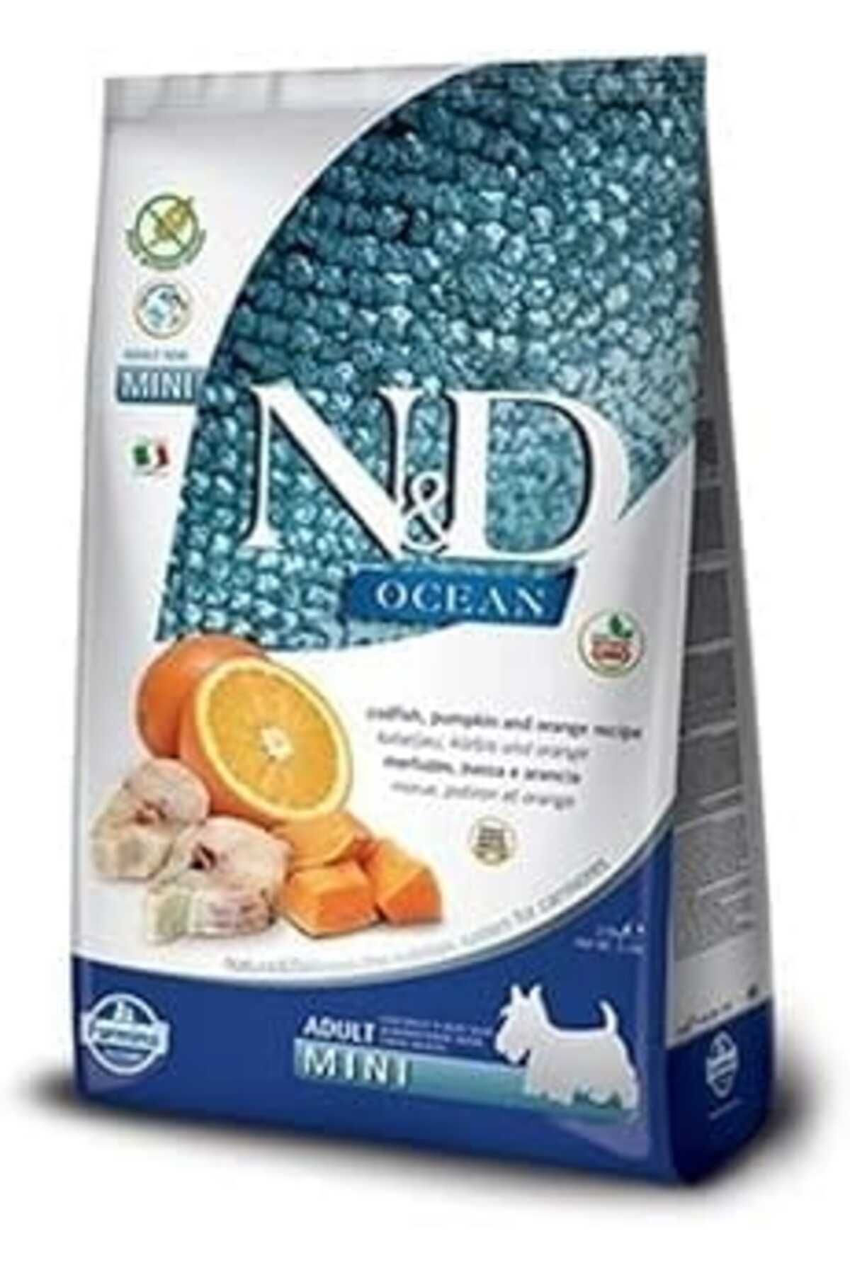 Mu Art Kuru Köpek Maması, Morina Balığı, Balkabağı & Portakallı, Yetişkin Mini, 2.5 Kg