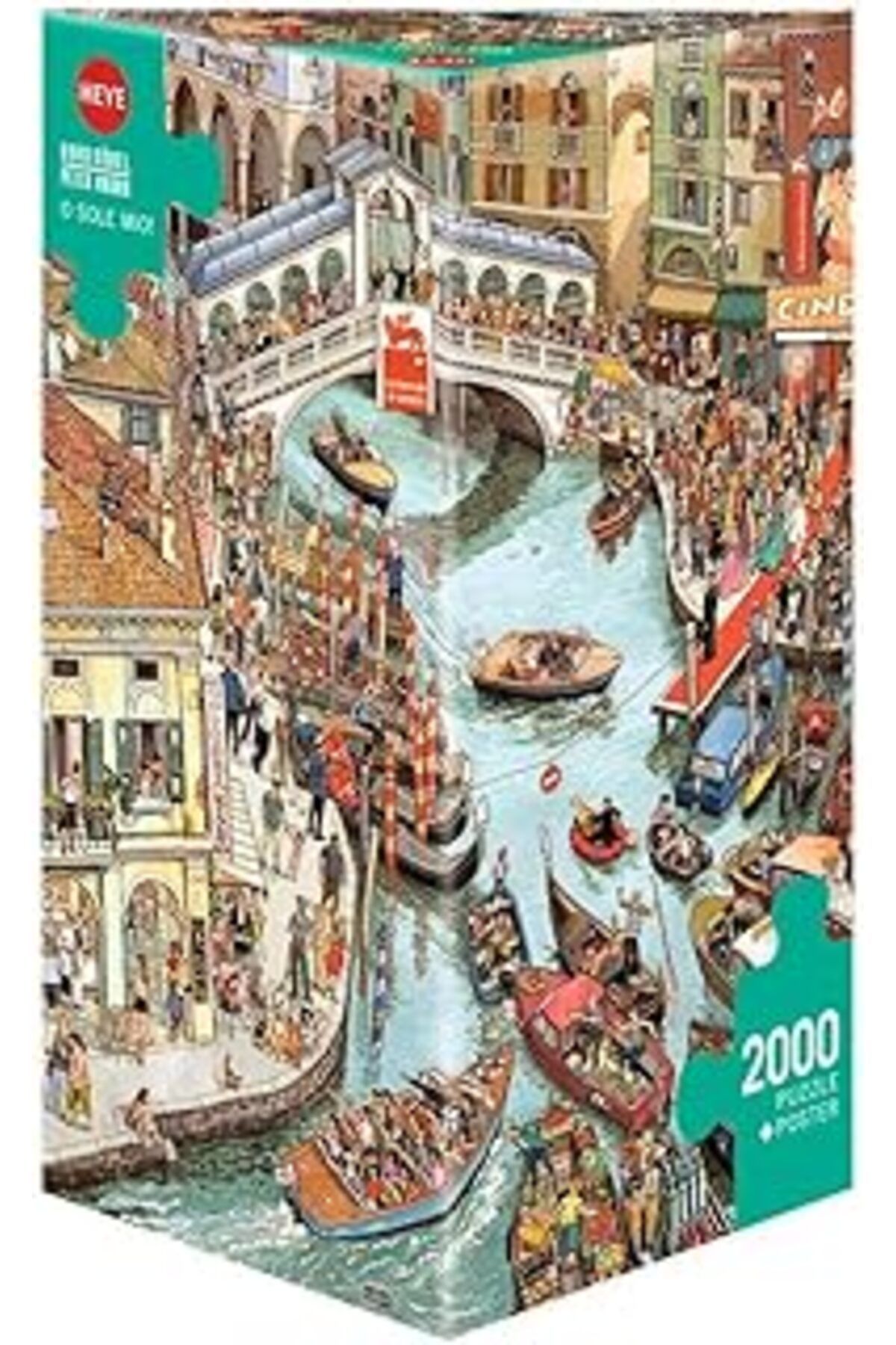 karadağsb Heye 29843 O Sole Mio Triangular 2000 Parça, Doro Goebel & Peter Knorr, Poster Dahil