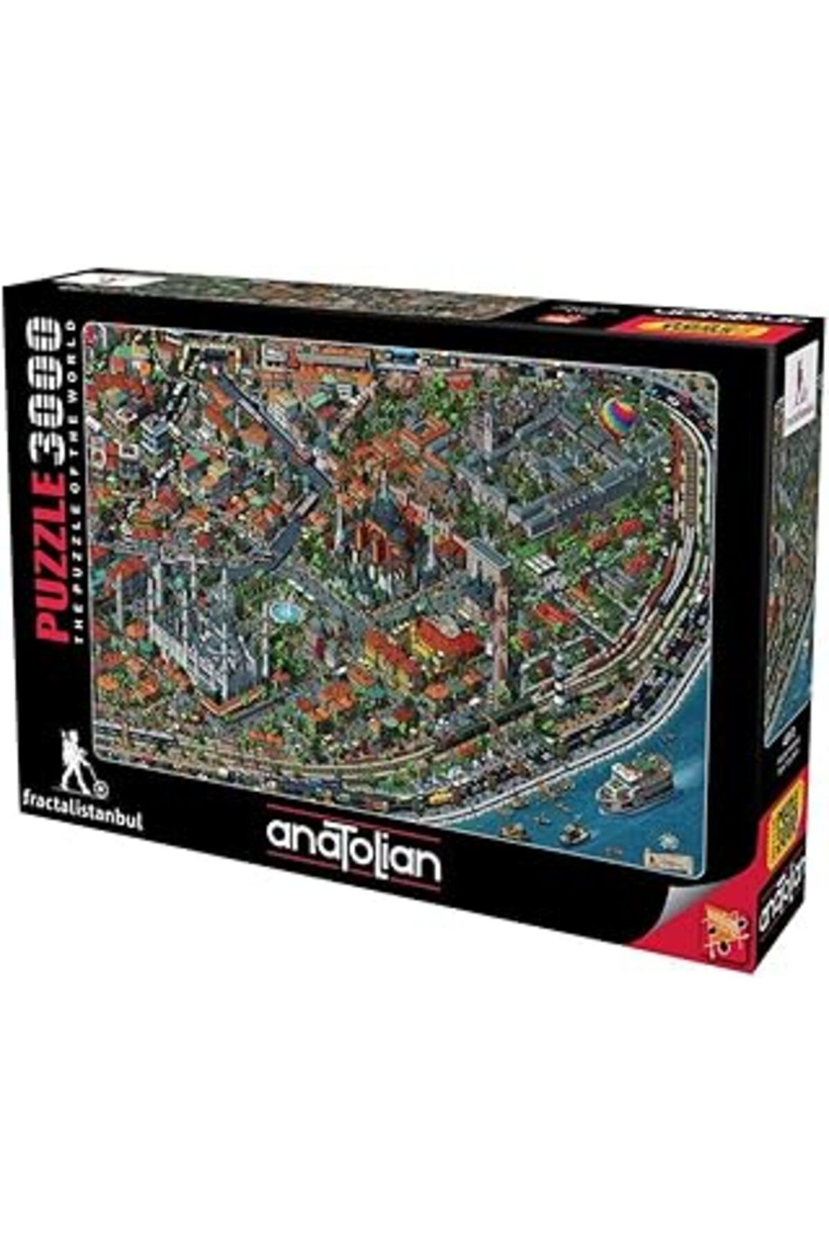 karadağsb Anatolian Puzzle - Fractal İstanbul / 3000 Parça, #4913