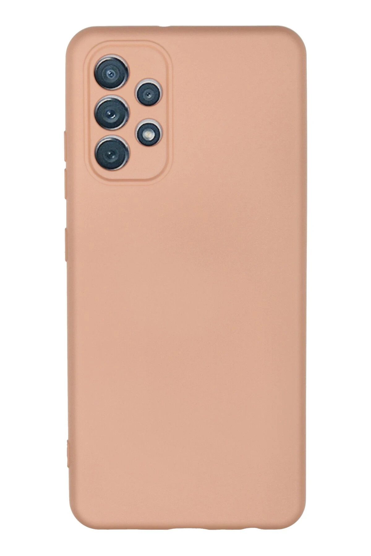 NewFace Samsung Galaxy A32 Kılıf Nano içi Kadife Silikon - Pudra HNZRN