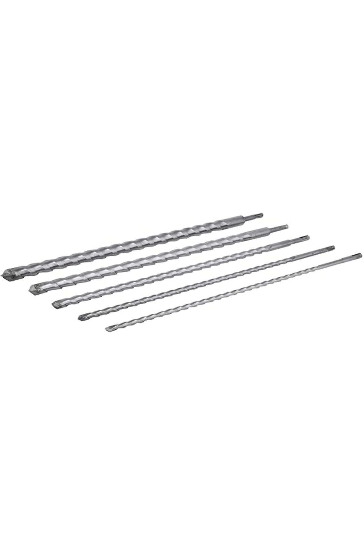 Pİ GLOBAL Rolson 48694 5 Adet 600 Mm Sds Matkap Ucu Seti (10, 12, 16, 22, 25 Mm)