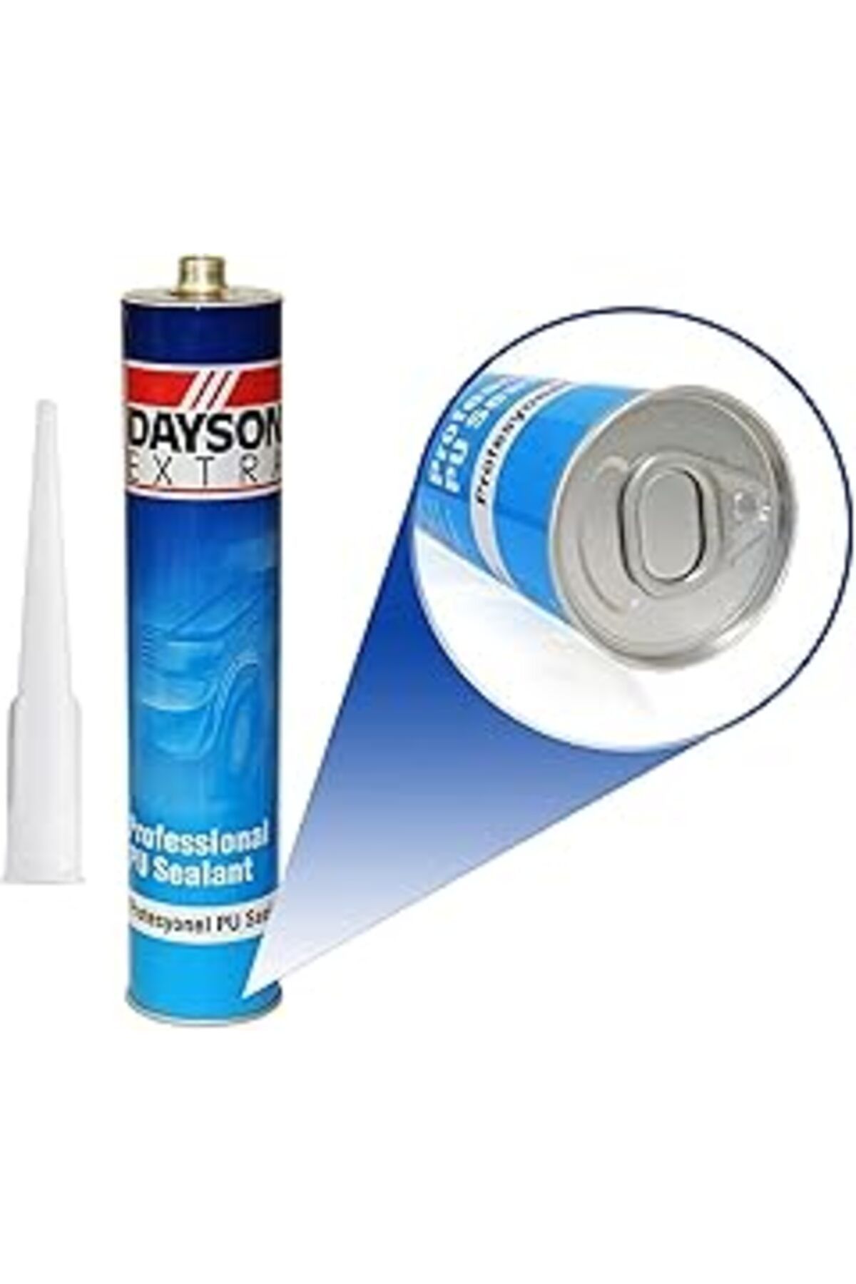 NZM TİCARET Badem10 Dayson Poliüretan Pu Mastik Gri Genel Amaçlı Silikon 280 ml