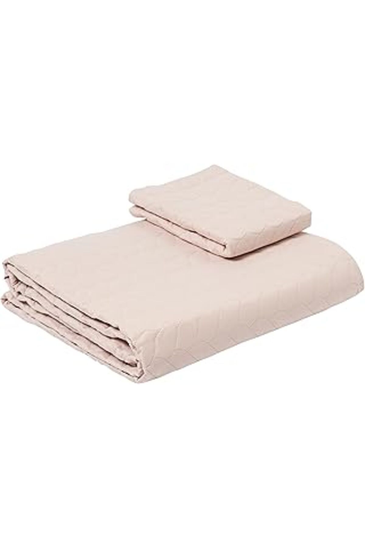 NZM TİCARET Taç Polyester Glory Yatak Örtüsü Pudra Tek Kişilik