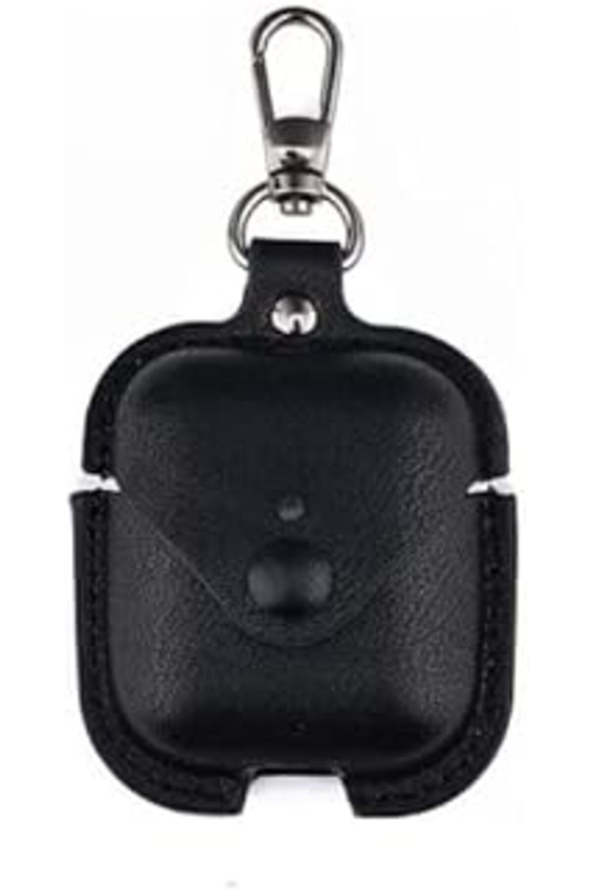karadağsb Heartz Airpods 1 Ve 2.Nesil İle Uyumlu Deri Koruyucu Kılıf, Tpu Deri 1-2 Uyumlu Kılıf (Siyah)