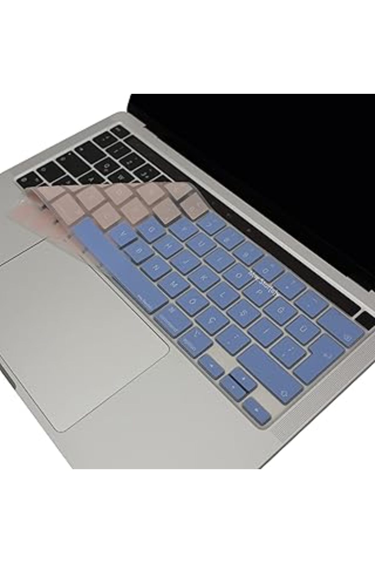 Mu Art Ahşap Mcstorey Macbook Pro M1-M2, 13Inç (Touchbarlı) Klavye Kılıfı (Türkçe Q) A2289 A2251 A2338 A2141 Uyu