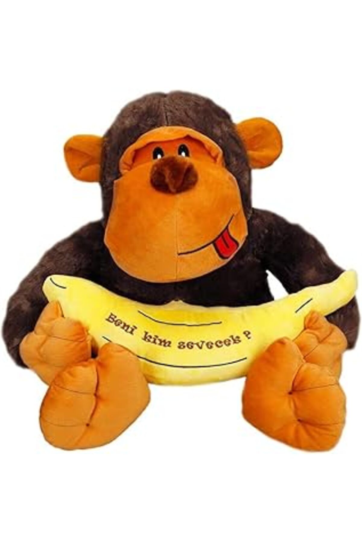 Mu Art Friends Peluş Goril Oturan Muzlu 50Cm.2R.