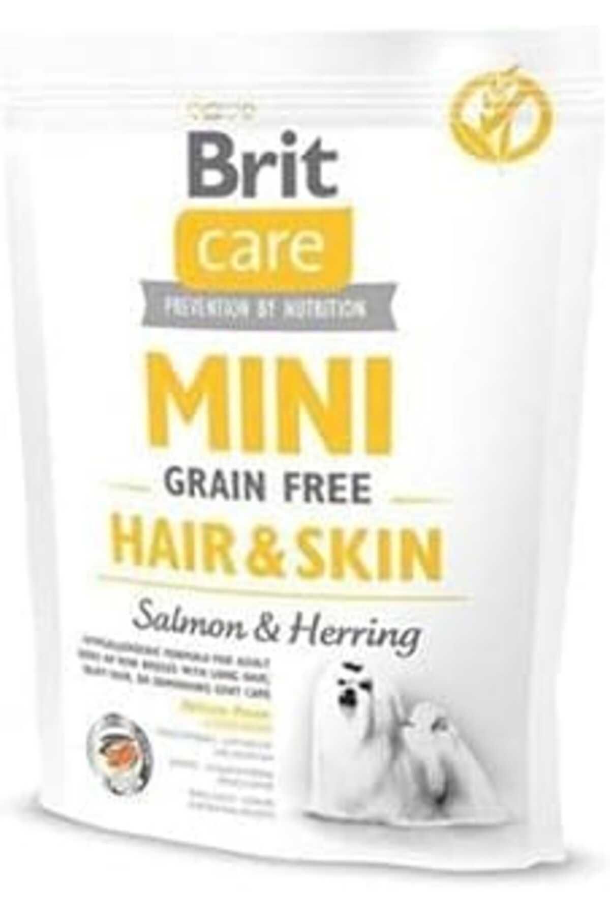 karadağsb Brit Care Mini Köpek Kuru Maması, Minik Irk Köpekler İçin Somon Ve Ringa Balıklı, Tahılsız, Deri Ve