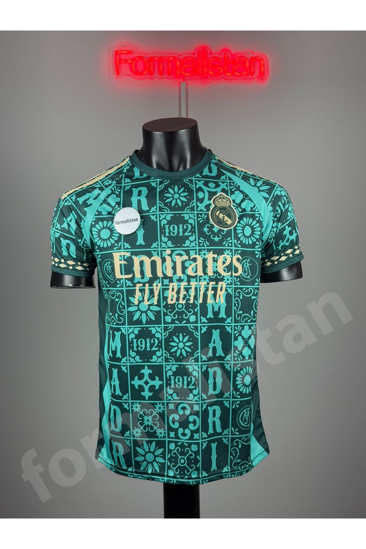 Quaxram Rê.al-Mâdrid Isimsiz Futbol Forma - Desenli