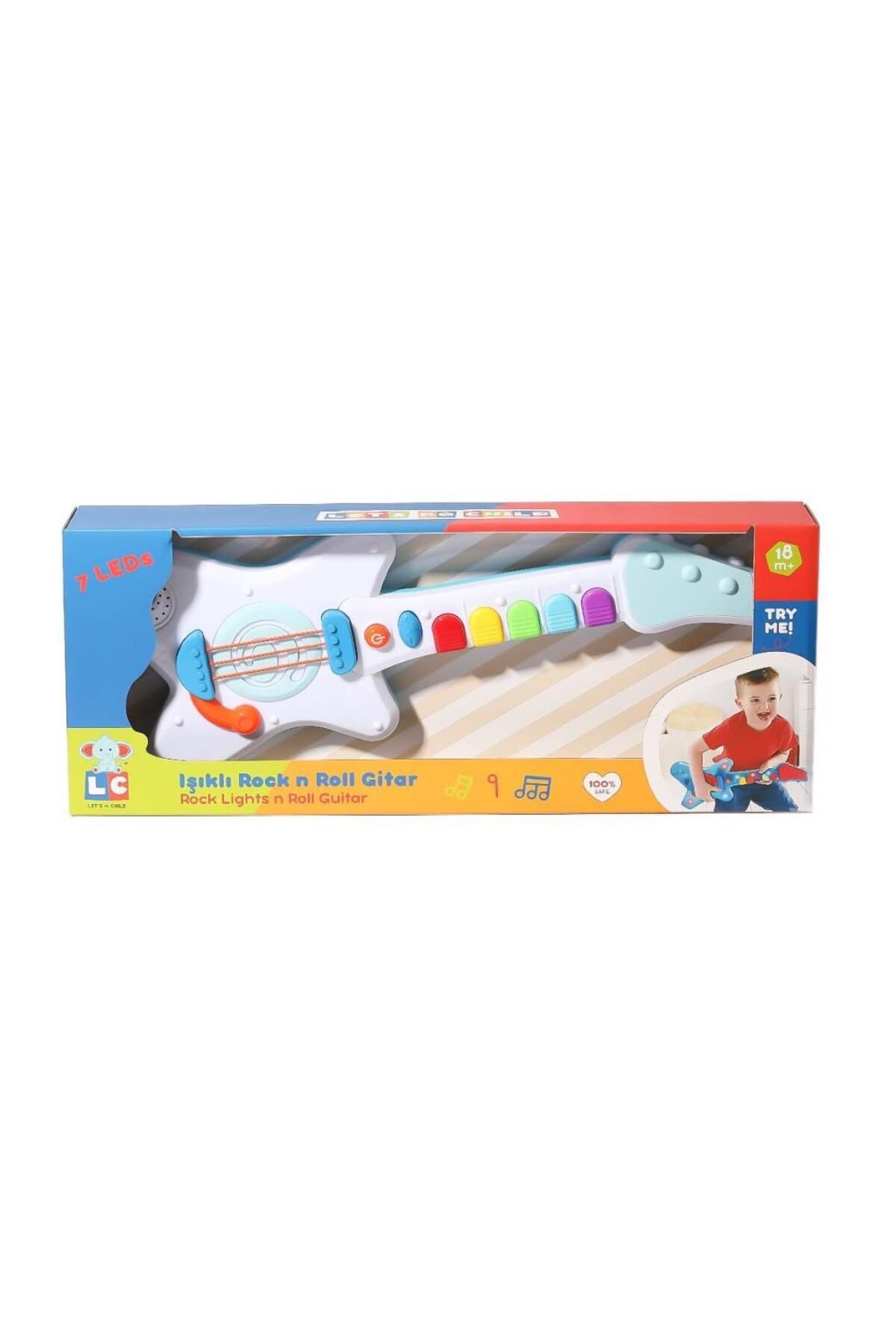 mrpurple LC-30986 IŞIKLI ROC N ROLL GİTAR