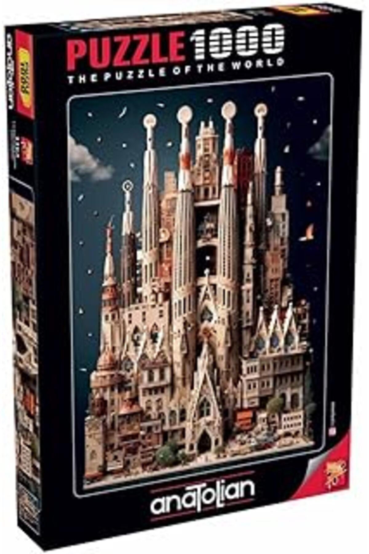 karadağsb Anatolian Puzzle - Sagra Da Familia / 1000 Parça Puzzle, 1163